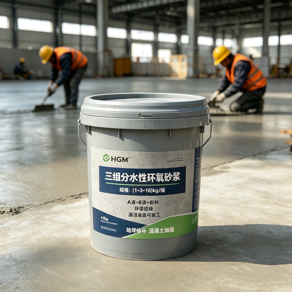 桂东三组份水性环氧砂浆